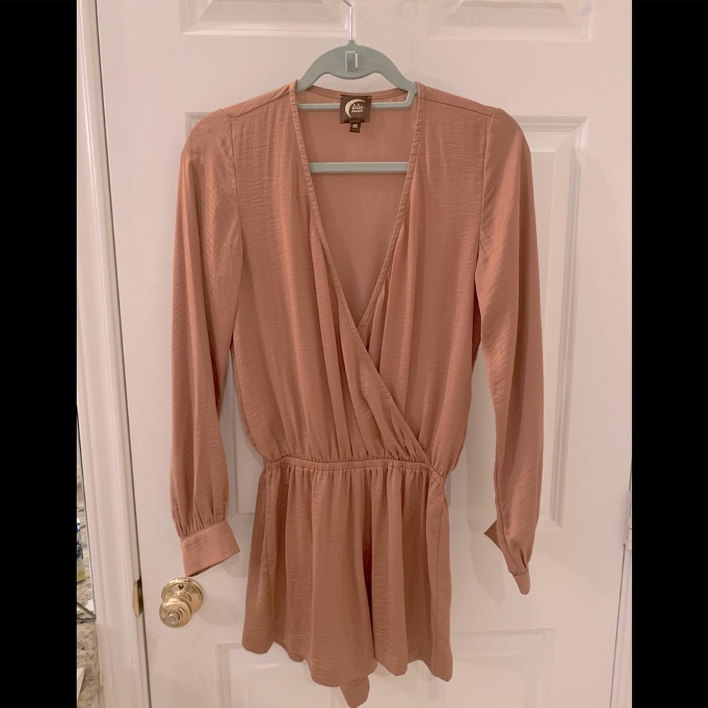 Blue moon burnt orange silk dress